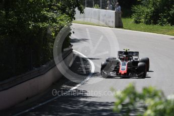 World © Octane Photographic Ltd. Formula 1 – Canadian GP - Practice 1. Haas F1 Team VF-18 – Kevin Magnussen. Circuit Gilles Villeneuve, Montreal, Canada. Friday 8th June 2018.
