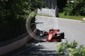 World © Octane Photographic Ltd. Formula 1 – Canadian GP - Practice 1. Scuderia Ferrari SF71-H – Kimi Raikkonen. Circuit Gilles Villeneuve, Montreal, Canada. Friday 8th June 2018.