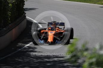 World © Octane Photographic Ltd. Formula 1 – Canadian GP - Practice 1. McLaren MCL33 – Fernando Alonso. Circuit Gilles Villeneuve, Montreal, Canada. Friday 8th June 2018.
