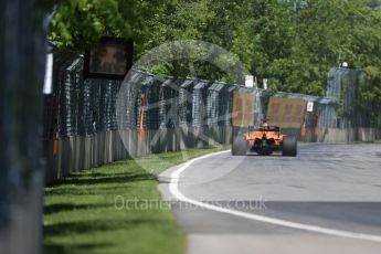 World © Octane Photographic Ltd. Formula 1 – Canadian GP - Practice 1. McLaren MCL33 – Fernando Alonso. Circuit Gilles Villeneuve, Montreal, Canada. Friday 8th June 2018.