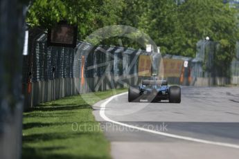 World © Octane Photographic Ltd. Formula 1 – Canadian GP - Practice 1. Mercedes AMG Petronas Motorsport AMG F1 W09 EQ Power+ - Valtteri Bottas. Circuit Gilles Villeneuve, Montreal, Canada. Friday 8th June 2018.