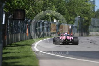 World © Octane Photographic Ltd. Formula 1 – Canadian GP - Practice 1. Sahara Force India VJM11 - Esteban Ocon. Circuit Gilles Villeneuve, Montreal, Canada. Friday 8th June 2018.