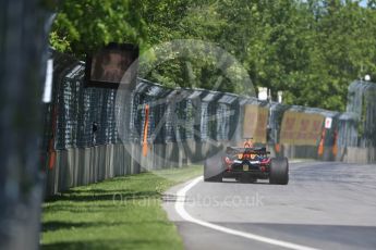 World © Octane Photographic Ltd. Formula 1 – Canadian GP - Practice 1. Aston Martin Red Bull Racing TAG Heuer RB14 – Daniel Ricciardo. Circuit Gilles Villeneuve, Montreal, Canada. Friday 8th June 2018.