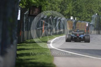 World © Octane Photographic Ltd. Formula 1 – Canadian GP - Practice 1. Mercedes AMG Petronas Motorsport AMG F1 W09 EQ Power+ - Lewis Hamilton. Circuit Gilles Villeneuve, Montreal, Canada. Friday 8th June 2018.