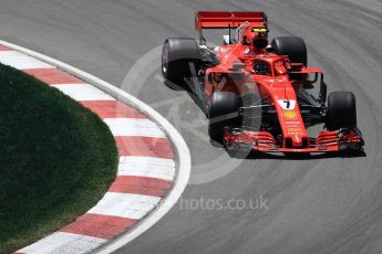 World © Octane Photographic Ltd. Formula 1 – Canadian GP - Practice 2. Scuderia Ferrari SF71-H – Kimi Raikkonen. Circuit Gilles Villeneuve, Montreal, Canada. Friday 8th June 2018.