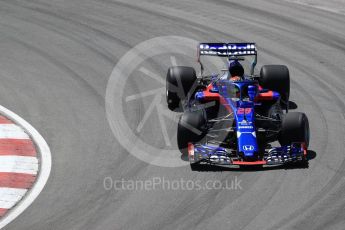 World © Octane Photographic Ltd. Formula 1 – Canadian GP - Practice 2. Scuderia Toro Rosso STR13 – Brendon Hartley. Circuit Gilles Villeneuve, Montreal, Canada. Friday 8th June 2018.
