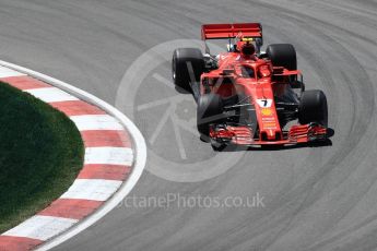 World © Octane Photographic Ltd. Formula 1 – Canadian GP - Practice 2. Scuderia Ferrari SF71-H – Kimi Raikkonen. Circuit Gilles Villeneuve, Montreal, Canada. Friday 8th June 2018.