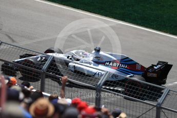 World © Octane Photographic Ltd. Formula 1 – Canadian GP - Practice 2. Williams Martini Racing FW41 – Lance Stroll. Circuit Gilles Villeneuve, Montreal, Canada. Friday 8th June 2018.