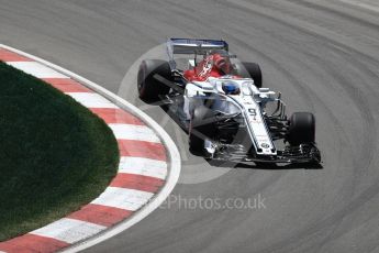 World © Octane Photographic Ltd. Formula 1 – Canadian GP - Practice 2. Alfa Romeo Sauber F1 Team C37 – Marcus Ericsson. Circuit Gilles Villeneuve, Montreal, Canada. Friday 8th June 2018.