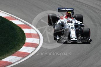 World © Octane Photographic Ltd. Formula 1 – Canadian GP - Practice 2. Alfa Romeo Sauber F1 Team C37 – Charles Leclerc. Circuit Gilles Villeneuve, Montreal, Canada. Friday 8th June 2018.