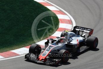 World © Octane Photographic Ltd. Formula 1 – Canadian GP - Practice 2. Haas F1 Team VF-18 – Kevin Magnussen. Circuit Gilles Villeneuve, Montreal, Canada. Friday 8th June 2018.