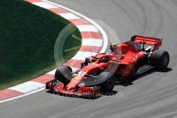World © Octane Photographic Ltd. Formula 1 – Canadian GP - Practice 2. Scuderia Ferrari SF71-H – Kimi Raikkonen. Circuit Gilles Villeneuve, Montreal, Canada. Friday 8th June 2018.