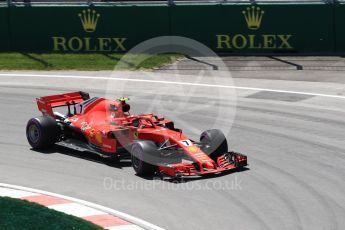 World © Octane Photographic Ltd. Formula 1 – Canadian GP - Practice 2. Scuderia Ferrari SF71-H – Kimi Raikkonen. Circuit Gilles Villeneuve, Montreal, Canada. Friday 8th June 2018.