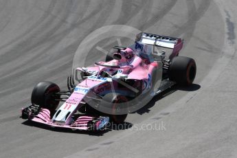 World © Octane Photographic Ltd. Formula 1 – Canadian GP - Practice 2. Sahara Force India VJM11 - Sergio Perez. Circuit Gilles Villeneuve, Montreal, Canada. Friday 8th June 2018.