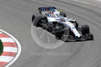 World © Octane Photographic Ltd. Formula 1 – Canadian GP - Practice 2. Williams Martini Racing FW41 – Sergey Sirotkin. Circuit Gilles Villeneuve, Montreal, Canada. Friday 8th June 2018.