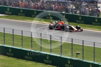 World © Octane Photographic Ltd. Formula 1 – Canadian GP - Practice 2. Aston Martin Red Bull Racing TAG Heuer RB14 – Daniel Ricciardo. Circuit Gilles Villeneuve, Montreal, Canada. Friday 8th June 2018.