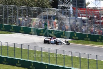 World © Octane Photographic Ltd. Formula 1 – Canadian GP - Practice 2. Alfa Romeo Sauber F1 Team C37 – Charles Leclerc. Circuit Gilles Villeneuve, Montreal, Canada. Friday 8th June 2018.