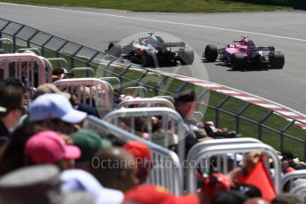 World © Octane Photographic Ltd. Formula 1 – Canadian GP - Practice 2. Sahara Force India VJM11 - Esteban Ocon. Circuit Gilles Villeneuve, Montreal, Canada. Friday 8th June 2018.