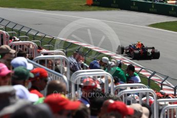 World © Octane Photographic Ltd. Formula 1 – Canadian GP - Practice 2. Aston Martin Red Bull Racing TAG Heuer RB14 – Max Verstappen. Circuit Gilles Villeneuve, Montreal, Canada. Friday 8th June 2018.