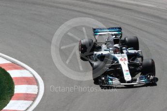 World © Octane Photographic Ltd. Formula 1 – Canadian GP - Practice 2. Mercedes AMG Petronas Motorsport AMG F1 W09 EQ Power+ - Lewis Hamilton. Circuit Gilles Villeneuve, Montreal, Canada. Friday 8th June 2018.