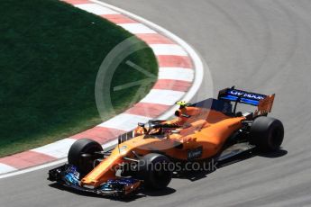 World © Octane Photographic Ltd. Formula 1 – Canadian GP - Practice 2. McLaren MCL33 – Stoffel Vandoorne. Circuit Gilles Villeneuve, Montreal, Canada. Friday 8th June 2018.