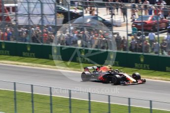 World © Octane Photographic Ltd. Formula 1 – Canadian GP - Practice 2. Aston Martin Red Bull Racing TAG Heuer RB14 – Max Verstappen. Circuit Gilles Villeneuve, Montreal, Canada. Friday 8th June 2018.