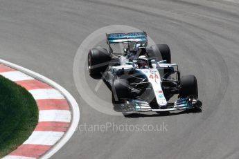 World © Octane Photographic Ltd. Formula 1 – Canadian GP - Practice 2. Mercedes AMG Petronas Motorsport AMG F1 W09 EQ Power+ - Lewis Hamilton. Circuit Gilles Villeneuve, Montreal, Canada. Friday 8th June 2018.