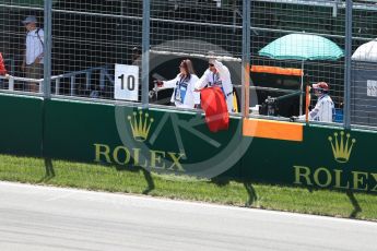 World © Octane Photographic Ltd. Formula 1 – Canadian GP - Practice 2. Red Flag. Circuit Gilles Villeneuve, Montreal, Canada. Friday 8th June 2018.