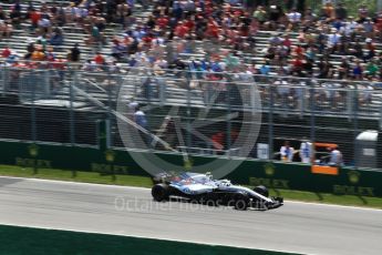 World © Octane Photographic Ltd. Formula 1 – Canadian GP - Practice 2. Williams Martini Racing FW41 – Sergey Sirotkin. Circuit Gilles Villeneuve, Montreal, Canada. Friday 8th June 2018.