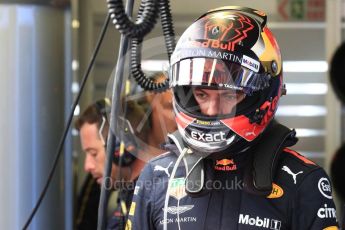 World © Octane Photographic Ltd. Formula 1 – Canadian GP - Practice 3. Aston Martin Red Bull Racing TAG Heuer RB14 – Max Verstappen. Circuit Gilles Villeneuve, Montreal, Canada. Saturday 9th June 2018.