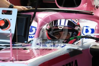 World © Octane Photographic Ltd. Formula 1 – Canadian GP - Practice 3. Sahara Force India VJM11 - Sergio Perez. Circuit Gilles Villeneuve, Montreal, Canada. Saturday 9th June 2018.