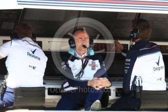World © Octane Photographic Ltd. Formula 1 - Canadian GP - Practice 3. Paddy Lowe - Chief Technical Officer at Williams Martini Racing. Circuit Gilles Villeneuve, Montreal, Canada. Saturday 9th June 2018.