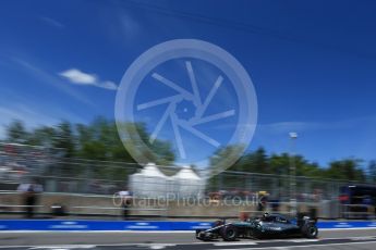 World © Octane Photographic Ltd. Formula 1 – Canadian GP - Practice 3. Mercedes AMG Petronas Motorsport AMG F1 W09 EQ Power+ - Valtteri Bottas. Circuit Gilles Villeneuve, Montreal, Canada. Saturday 9th June 2018.