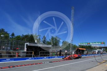 World © Octane Photographic Ltd. Formula 1 – Canadian GP - Practice 3. Scuderia Ferrari SF71-H – Sebastian Vettel. Circuit Gilles Villeneuve, Montreal, Canada. Saturday 9th June 2018.