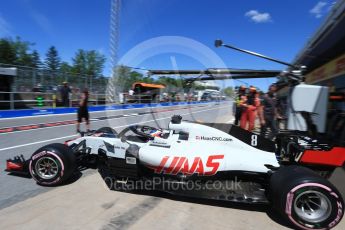 World © Octane Photographic Ltd. Formula 1 – Canadian GP - Practice 3. Haas F1 Team VF-18 – Romain Grosjean. Circuit Gilles Villeneuve, Montreal, Canada. Saturday 9th June 2018.