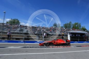 World © Octane Photographic Ltd. Formula 1 – Canadian GP - Practice 3. Scuderia Ferrari SF71-H – Kimi Raikkonen. Circuit Gilles Villeneuve, Montreal, Canada. Saturday 9th June 2018.