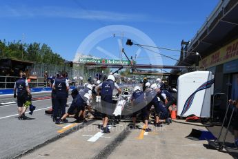 World © Octane Photographic Ltd. Formula 1 – Canadian GP - Practice 3. Williams Martini Racing FW41 – Sergey Sirotkin. Circuit Gilles Villeneuve, Montreal, Canada. Saturday 9th June 2018.