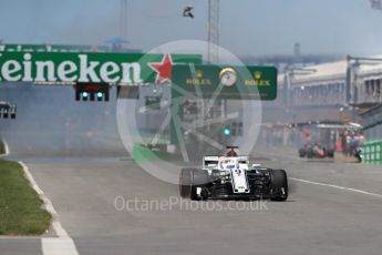 World © Octane Photographic Ltd. Formula 1 – Canadian GP - Quailfying. Alfa Romeo Sauber F1 Team C37 – Marcus Ericsson. Circuit Gilles Villeneuve, Montreal, Canada. Saturday 9th June 2018.