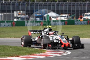 World © Octane Photographic Ltd. Formula 1 – Canadian GP - Quailfying. Haas F1 Team VF-18 – Kevin Magnussen. Circuit Gilles Villeneuve, Montreal, Canada. Saturday 9th June 2018.