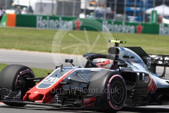 World © Octane Photographic Ltd. Formula 1 – Canadian GP - Quailfying. Haas F1 Team VF-18 – Kevin Magnussen. Circuit Gilles Villeneuve, Montreal, Canada. Saturday 9th June 2018.