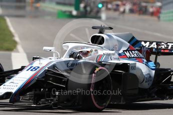 World © Octane Photographic Ltd. Formula 1 – Canadian GP - Quailfying. Williams Martini Racing FW41 – Lance Stroll. Circuit Gilles Villeneuve, Montreal, Canada. Saturday 9th June 2018.