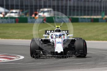 World © Octane Photographic Ltd. Formula 1 – Canadian GP - Quailfying. Williams Martini Racing FW41 – Sergey Sirotkin. Circuit Gilles Villeneuve, Montreal, Canada. Saturday 9th June 2018.