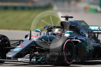 World © Octane Photographic Ltd. Formula 1 – Canadian GP - Quailfying. Mercedes AMG Petronas Motorsport AMG F1 W09 EQ Power+ - Lewis Hamilton. Circuit Gilles Villeneuve, Montreal, Canada. Saturday 9th June 2018.