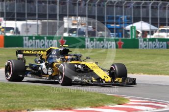 World © Octane Photographic Ltd. Formula 1 – Canadian GP - Quailfying. Renault Sport F1 Team RS18 – Carlos Sainz. Circuit Gilles Villeneuve, Montreal, Canada. Saturday 9th June 2018.