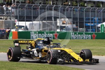 World © Octane Photographic Ltd. Formula 1 – Canadian GP - Quailfying. Renault Sport F1 Team RS18 – Nico Hulkenberg. Circuit Gilles Villeneuve, Montreal, Canada. Saturday 9th June 2018.