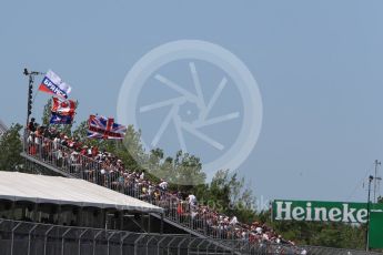 World © Octane Photographic Ltd. Formula 1 – Canadian GP - Quailfying. Fans. Circuit Gilles Villeneuve, Montreal, Canada. Saturday 9th June 2018.