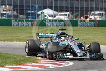 World © Octane Photographic Ltd. Formula 1 – Canadian GP - Quailfying. Mercedes AMG Petronas Motorsport AMG F1 W09 EQ Power+ - Lewis Hamilton. Circuit Gilles Villeneuve, Montreal, Canada. Saturday 9th June 2018.