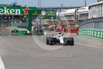 World © Octane Photographic Ltd. Formula 1 – Canadian GP - Quailfying. Williams Martini Racing FW41 – Lance Stroll. Circuit Gilles Villeneuve, Montreal, Canada. Saturday 9th June 2018.