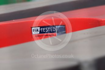 World © Octane Photographic Ltd. Formula 1 – Canadian GP - Quailfying. TechPro barriers. Circuit Gilles Villeneuve, Montreal, Canada. Saturday 9th June 2018.