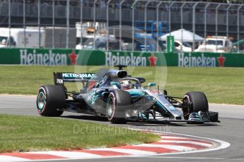 World © Octane Photographic Ltd. Formula 1 – Canadian GP - Quailfying. Mercedes AMG Petronas Motorsport AMG F1 W09 EQ Power+ - Lewis Hamilton. Circuit Gilles Villeneuve, Montreal, Canada. Saturday 9th June 2018.